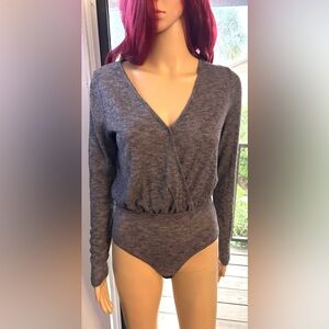 Timing, gray bodysuit. Size Medium